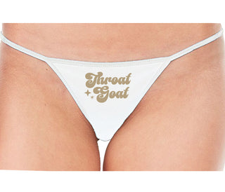 Throat Goat - Deep Throat Expert - White String Thong