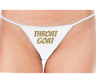 Throat Goat - Oral Expert - White String Thong