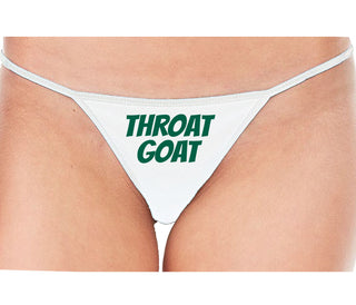 Throat Goat - Oral Expert - White String Thong