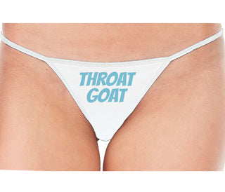 Throat Goat - Oral Expert - White String Thong