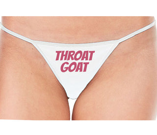 Throat Goat - Oral Expert - White String Thong