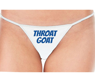 Throat Goat - Oral Expert - White String Thong