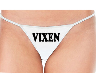 Vixen - White String Thong