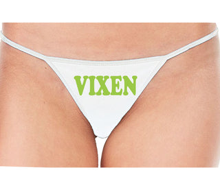 Vixen - White String Thong