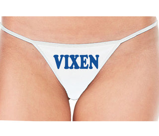 Vixen - White String Thong