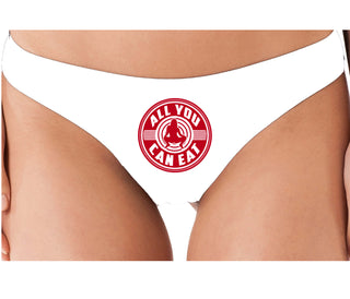 All You Can Eat - White Thong