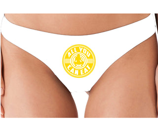 All You Can Eat - White Thong