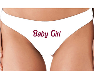 Baby Girl - White Thong