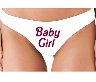 Baby Girl - White Thong