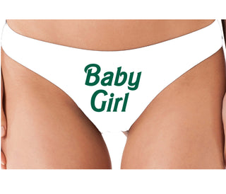 Baby Girl - White Thong
