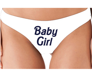 Baby Girl - White Thong