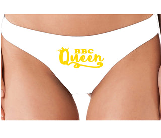 BBC Queen - White Thong