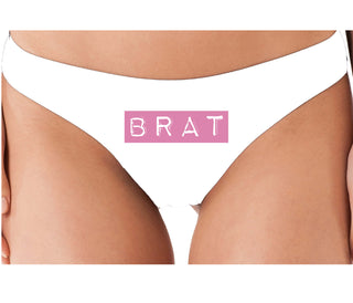 Brat - White Thong