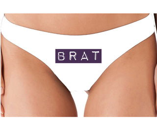 Brat - White Thong