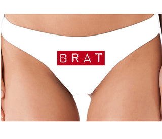 Brat - White Thong
