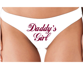 Daddy's Girl - White Thong