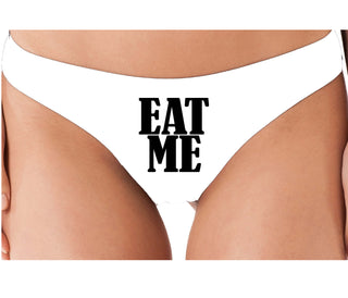 Eat Me - White Thong