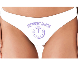 Midnight Snack - White Thong