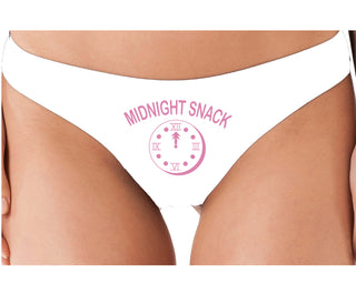 Midnight Snack - White Thong