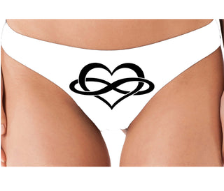 Polyamory Logo - White Thong