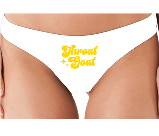 Throat Goat - Deep Throat Expert - White Thong