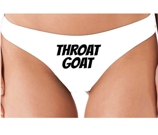 Throat Goat - Oral Expert - White Thong