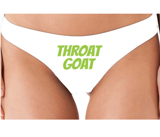 Throat Goat - Oral Expert - White Thong