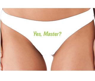 Yes Master ? - White Thong