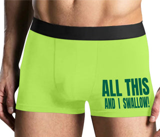 All This And I Swallow - Yellow Boxer Brief