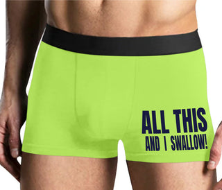 All This And I Swallow - Yellow Boxer Brief