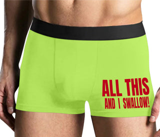 All This And I Swallow - Yellow Boxer Brief