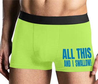 All This And I Swallow - Yellow Boxer Brief