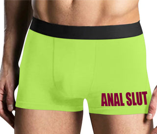 Anal Slut - Yellow Boxer Brief