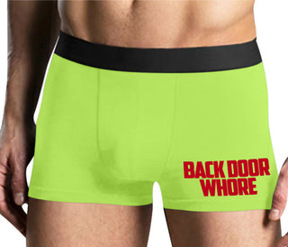 Back Door Whore - Yellow Boxer Brief