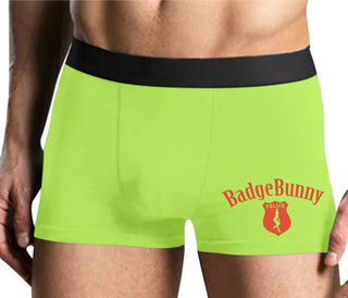 Badge Bunny for LEO Wife or Girlfriend - Yellow Boxer Brief