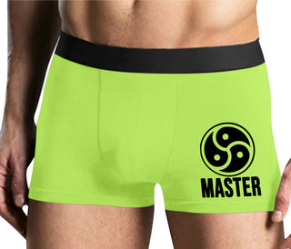 Master with BDSM Logo - Yellow Boxer Brief
