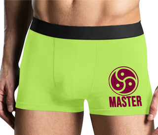 Master with BDSM Logo - Yellow Boxer Brief
