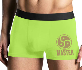 Master with BDSM Logo - Yellow Boxer Brief