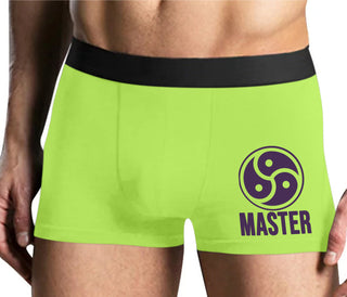 Master with BDSM Logo - Yellow Boxer Brief