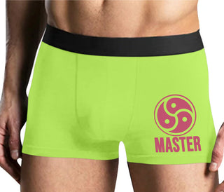 Master with BDSM Logo - Yellow Boxer Brief