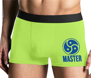 Master with BDSM Logo - Yellow Boxer Brief
