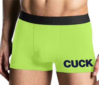 Cuck - Bold Design - Yellow Boxer Brief