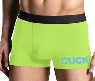Cuck - Bold Design - Yellow Boxer Brief