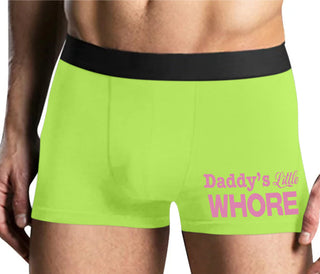Daddys Little Whore - Yellow Boxer Brief