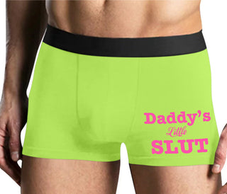 Daddy's Little Slut - Yellow Boxer Brief