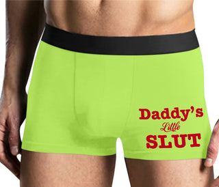 Daddy's Little Slut - Yellow Boxer Brief