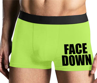 Face Down - Yellow Boxer Brief