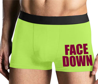 Face Down - Yellow Boxer Brief