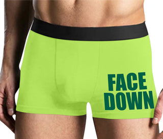 Face Down - Yellow Boxer Brief