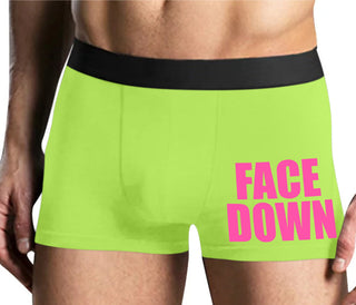 Face Down - Yellow Boxer Brief